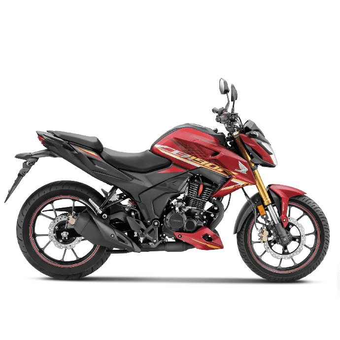 Motocicleta Honda roja para ciudad y trabajo